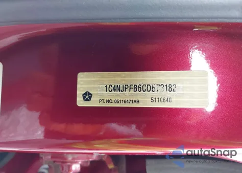 2012 Jeep Patriot Latitude from USA, damaged, VIN 1C4NJPFB6CD673182